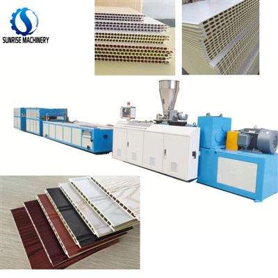 Líne táirgthe próifíle phainéal balla PVC